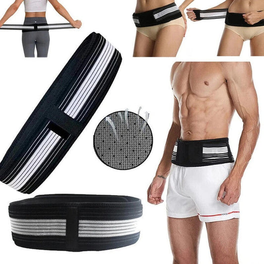 Premium Belt Relieve Back Pain & Sciatica Women Men Waist Massage Instrument Support Lumbar Hip Belt Back Massager