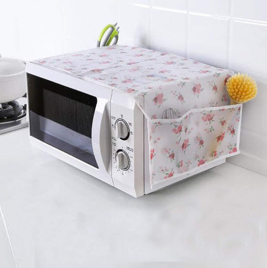 Oven Cover Kitchen Microwave cover Waterproof Oil Dust Double Pockets