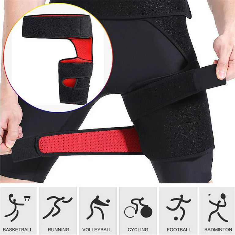 Hip Brace Thigh Compression Sleeve Support Brace for Pain Relief Groin Sprains