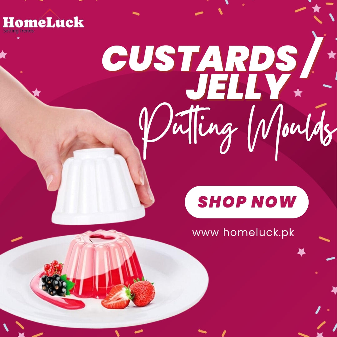 Pack of 4 Custards/Jelly Putting Moulds