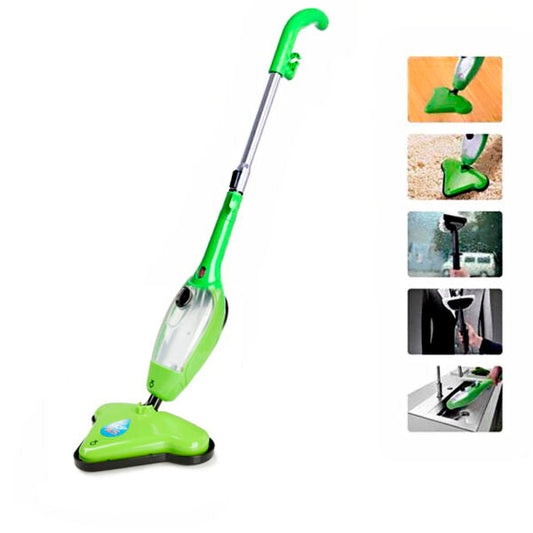 5 In 1 Steam Cleaner H20 MOP X5:1 Steam Lazer 1 Scraper 1 Cradle 2 Nylon Brush Heads