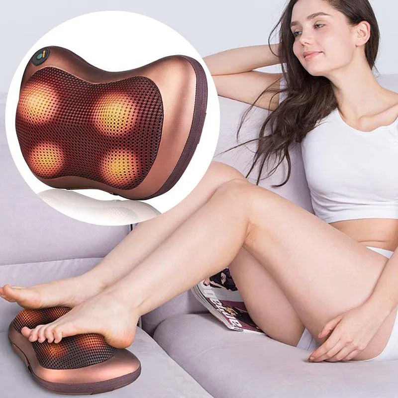 Electric Neck & Back Massage Pillow