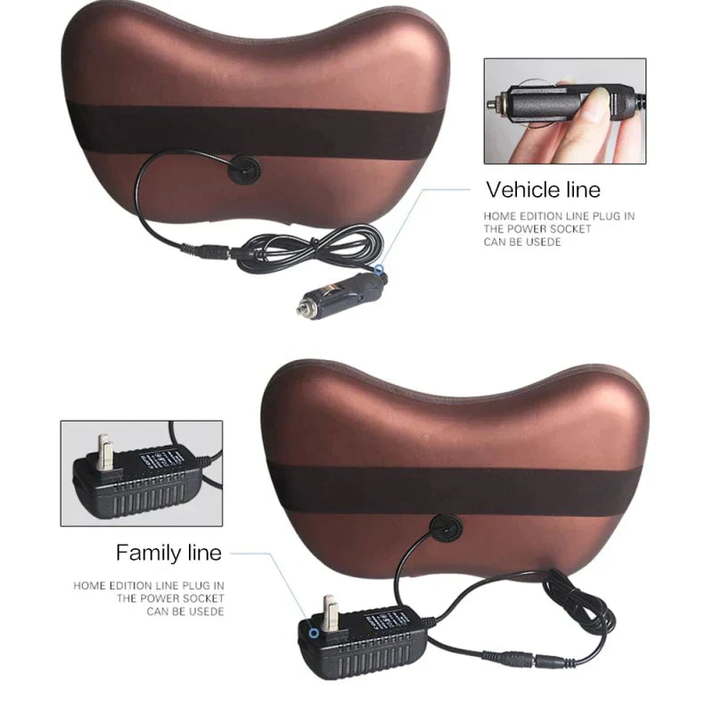 Electric Neck & Back Massage Pillow