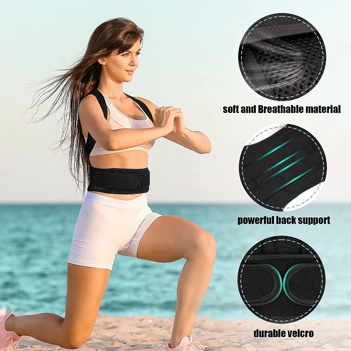 Adjustable Back Posture Corrector Belt