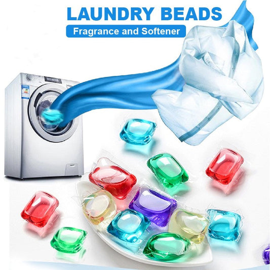 Laundry Fragrance Beads, 10 Pcs Laundry Detergent Condensate Beads,